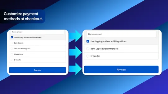 FP1 – Hide Payment Methods screenshot