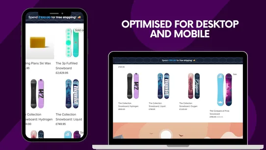 Optimised Free Shipping Bar screenshot