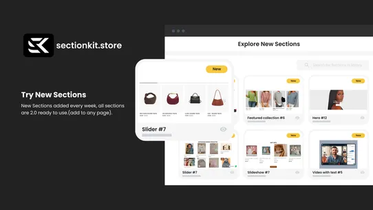 Section Kit: Theme Sections screenshot