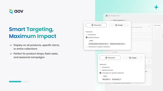 AOV.ai Countdown Timer Bar screenshot
