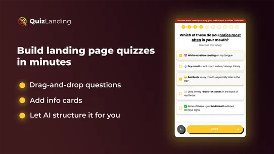 QuizLanding: Quiz Funnels screenshot
