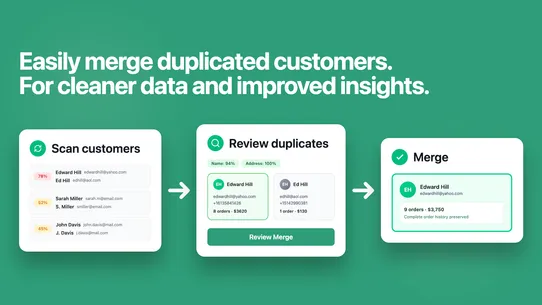 Singulary ‑ Merge Customers screenshot