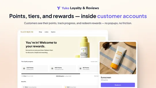 Yuko Loyalty Program Rewards screenshot