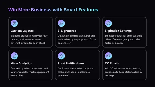 Proposall screenshot