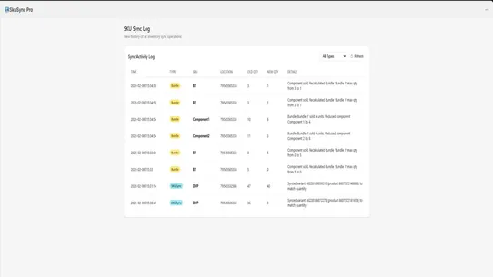 SkuSync Pro screenshot