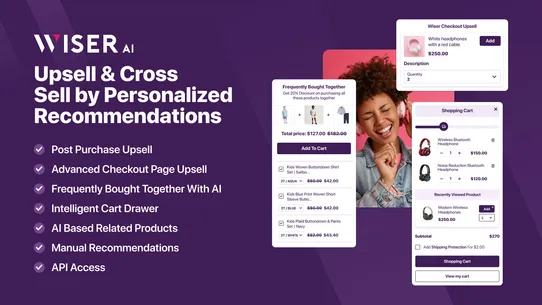 Wiser Upsell &amp; Cross Sell screenshot