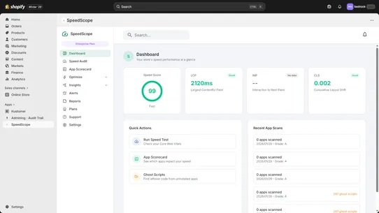 Speedscope screenshot