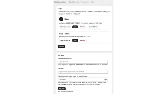 Feed In by eKommissar screenshot
