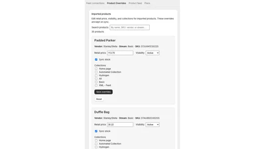 Feed In by eKommissar screenshot