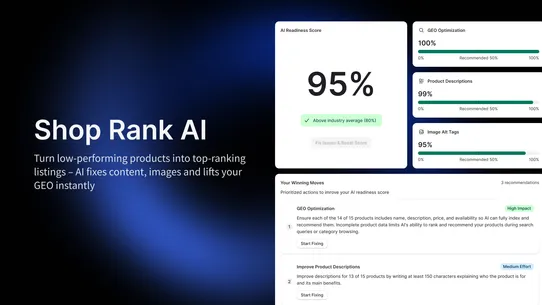 ShopRank AI screenshot