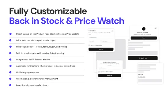 MiB Back in Stock screenshot