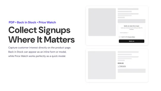 MiB Back in Stock screenshot