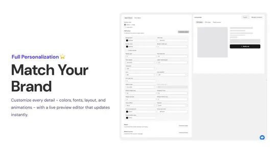 MiB Back in Stock screenshot