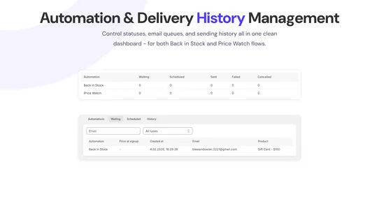 MiB Back in Stock screenshot