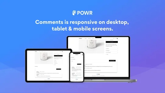 POWR: Customer Comments screenshot