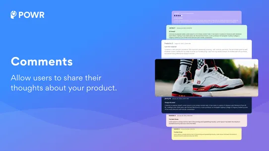 POWR: Customer Comments screenshot