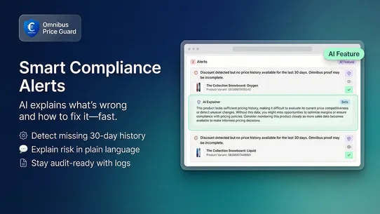 Omnibus Price Guard screenshot