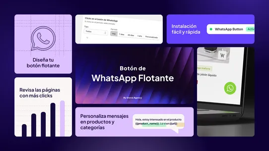 Enova Labs: WhatsApp Flotante screenshot