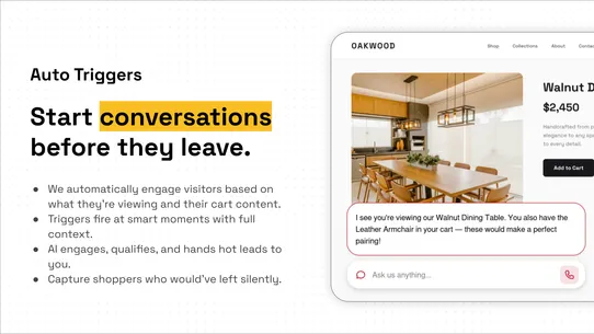 Buzzer ‑ AI Live Chat screenshot