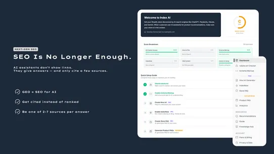 Index AI ‑ Get Found by AI screenshot