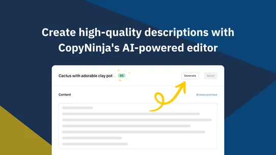 CopyNinja: AI SEO Copywriter screenshot