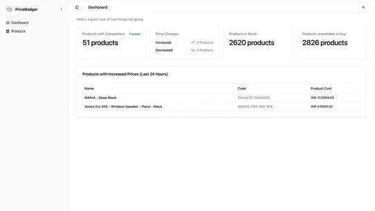 PriceBadger screenshot