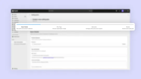Stripe Subscriptions screenshot