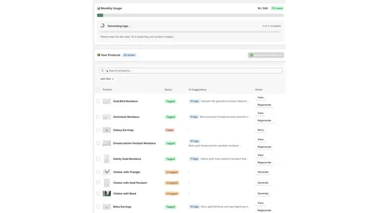 VisionTag AI screenshot