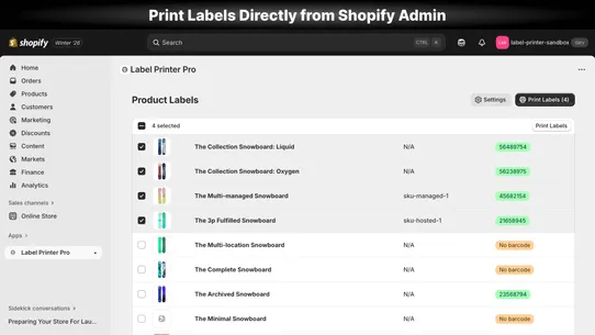 LPP: Label Printer Pro screenshot