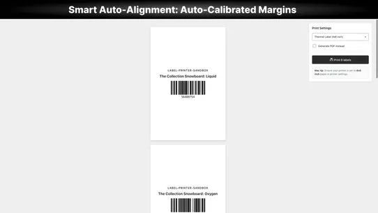 LPP: Label Printer Pro screenshot