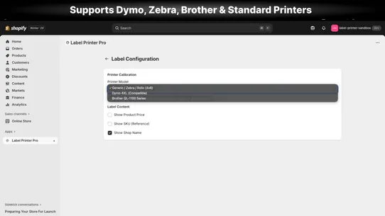 LPP: Label Printer Pro screenshot