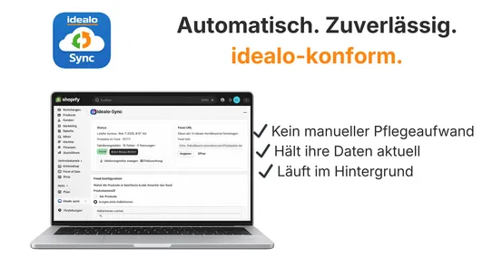 Idealo Sync: dein Idealo Feed screenshot