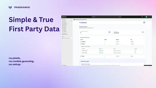 TrueSource ‑ Source Tracker screenshot