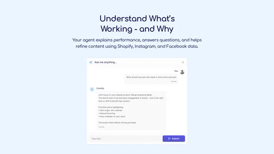 Connily Social Media Agent screenshot