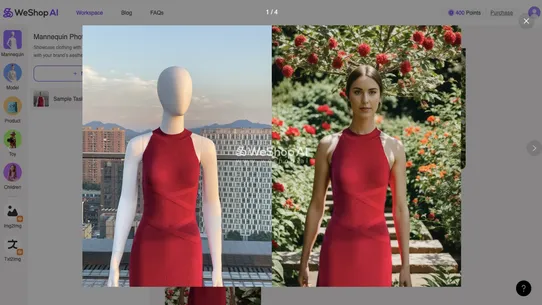 WeShop AI: AI Model Shooting screenshot