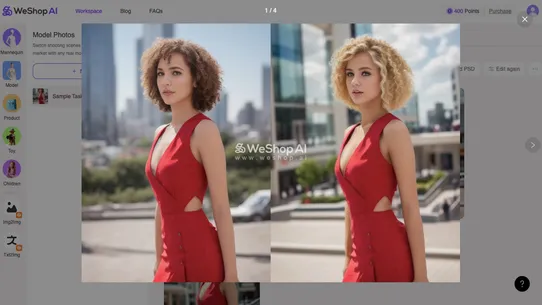 WeShop AI: AI Model Shooting screenshot