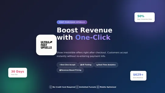 Ultra Fast Upsells screenshot