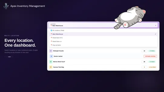Apex Inventory Management screenshot