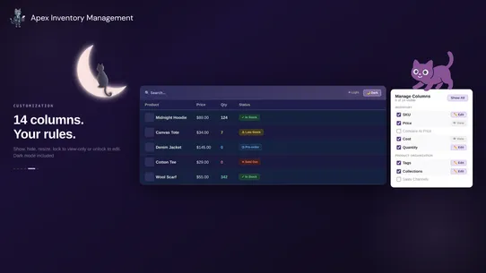 Apex Inventory Management screenshot