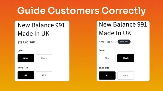UOP: Conditional logic options screenshot