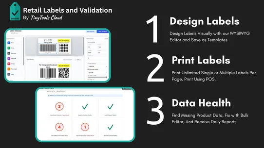 Retail Labels and Validation screenshot