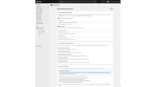 ConsentProof screenshot
