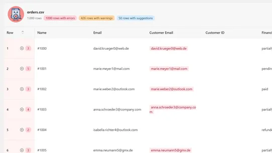 CSV Import Guardian screenshot
