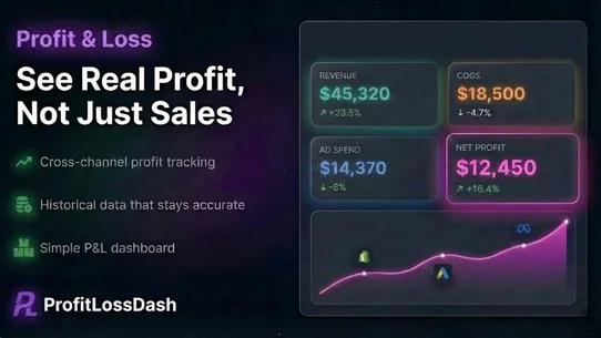 ProfitLossDash Profit Tracker screenshot