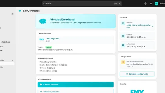 EmyCommerce screenshot