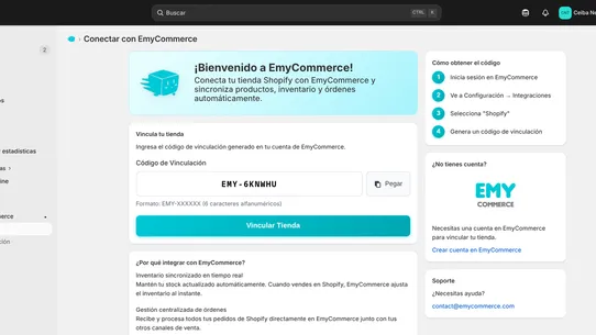 EmyCommerce screenshot