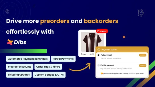 Dibs – Preorders &amp; Backorders screenshot