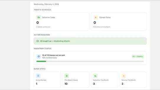 RentalFlow screenshot