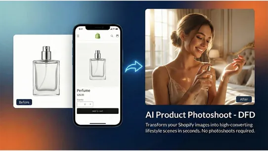 AI Product Photoshoot ‑ DFD screenshot