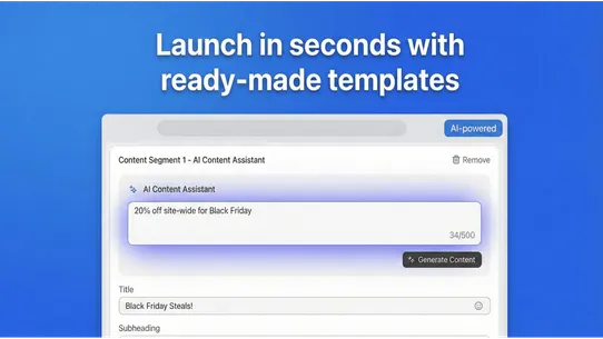 Oravo Announcement Bar screenshot